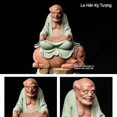 BỘ TƯỢNG THẬP BÁT LA HÁN - SỨ PHẬT SƠN CAO CẤP